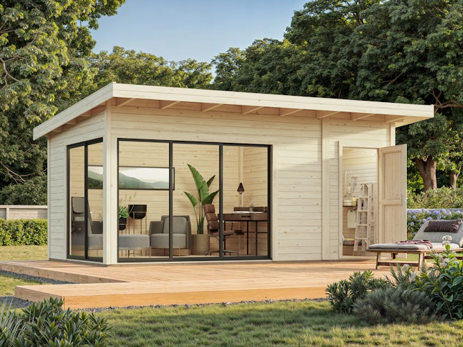 Palmako Gartenhaus Andrea 15,2 m² Slide Plus - 44 mm