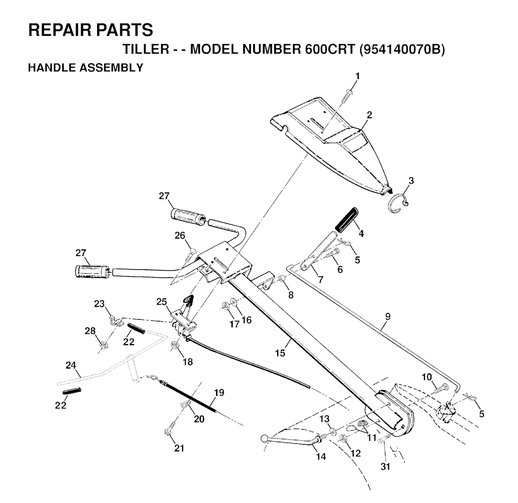 Explosionszeichnung Ersatzteile
