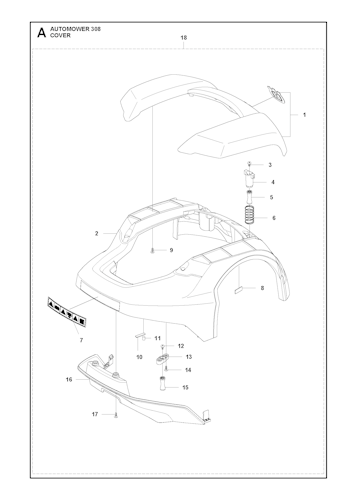 Husqvarna Mähroboter 967167712 AUTOMOWER® 308