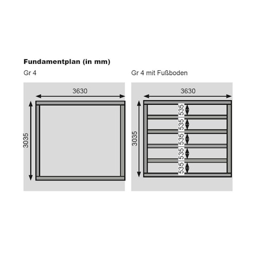 Karibu Woodfeeling Gartenhaus Northeim 4 - 38 mm