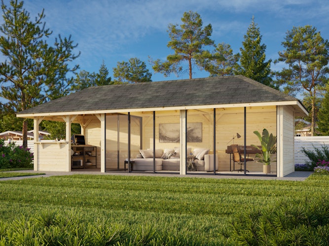 Palmako Pavillon Bianca 24,9 m² Set 219 Slide