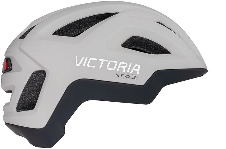 Victoria React LED Helm 55-59 cm weiß, grau, schwarz