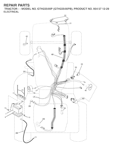 Husqvarna Gartentraktoren GTH2254 XP, GTH2254 XPB, 954571229, 2004-08