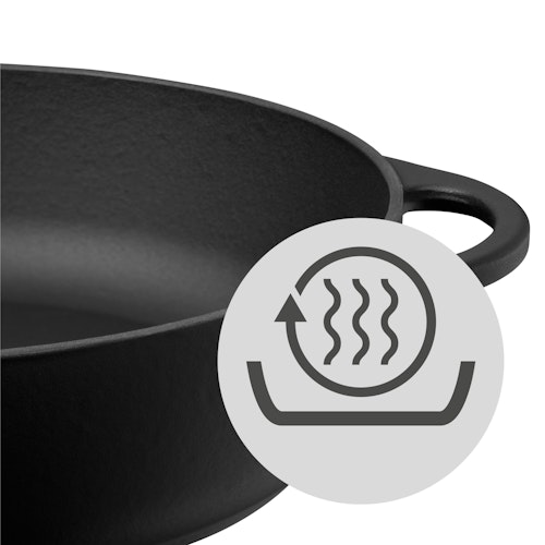 WMF Bräter aus Gusseisen mit Gussdeckel