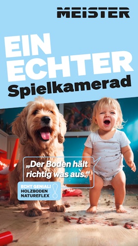 MEISTER Holzboden Natureflex HD 100 2200 x 210 x 8 mm 20016 Eiche lebhaft leichtweiß gekälkt gebürstet ultramattlackiert