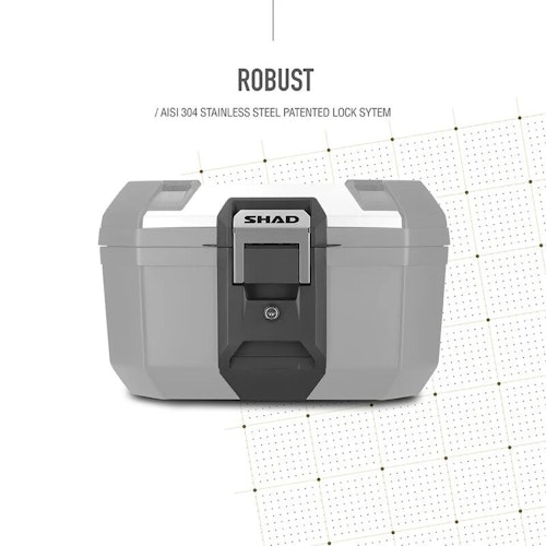 SHAD TOP CASE TR46 TERRA ALUMINIUM [D0TR46200]
