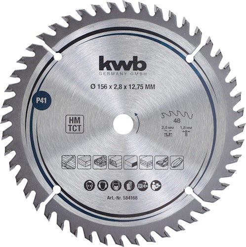 kwb Sägebl HM Fein 156x12,75 Z48 584168