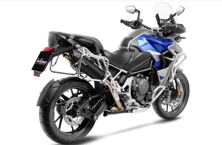 LeoVince SLIP-ON Edelstahl SBK NERO für TRIUMPH TIGER 1200 GT/RALLY