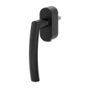 Vorschaubild Griffwerk Fenstergriff VAYA 178 LORITA Graphitschwarz R 7x40