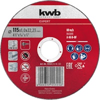 kwb Expert Inox-Gewebetrennscheiben-Set für Metall, gerade 125x1,0 711722