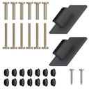 Vorschaubild Traumgarten Zubehörbeutel für SYSTEM Klemmpfosten, Anthrazit