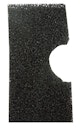 Vorschaubild Heissner Filterschwamm halbrund für FPU16000/ FPU25000 (ET10-FP16C)