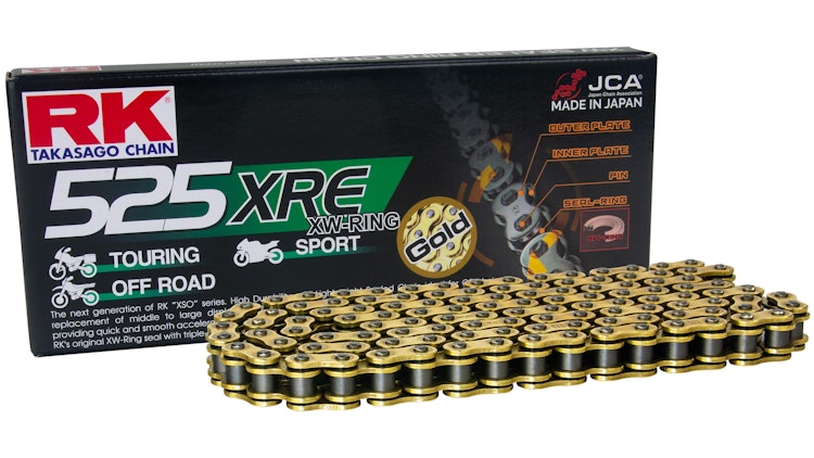 RK GB525XRE Kette 98 N Gold