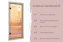 Vorschaubild Karibu Design Saunahaus Paradise - 73 mm