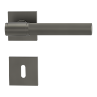 Griffwerk VAYA 136 ARIS fast2fix Fast2Fix Rosetten eckig Buntbart Kaschmirgrau