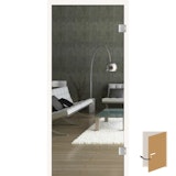 Griffwerk Glasdrehtür CLEAR 510 Klarglas/Grünglas, ESG/VSG, Studio/OfficeZubehörbild