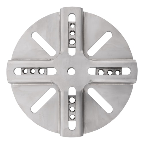 doppler Adapterplatte VARIO 60-170 mm, Edelstahl