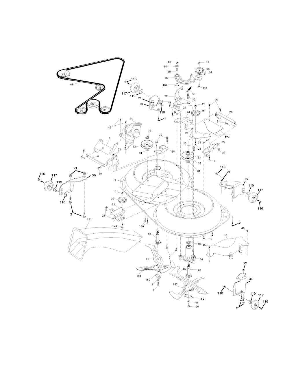 Explosionszeichnung Ersatzteile