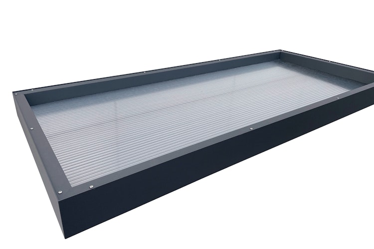 Gutta Rechteckvordach BS 3D - Line  - Anthrazit