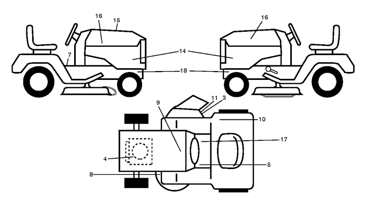 Husqvarna Gartentraktoren 96041031000 GTH 264T
