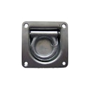 Vorschaubild Zurrmulde/Druckfeder, 105x105mm, 800daN, Edelstahl