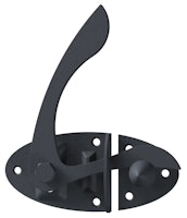 Alberts® Gartentorfalle Ovado verz.,graphitgrau beschichtet Platte 85 x 60 mm 