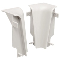 HARO Innenecke weiß Kunststoff f. Steck-SL 19x58 (2 Stk/Pack)