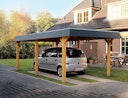 Vorschaubild Skan Holz Wendland - Walmdach Carport aus Leimholz Breite 362 cm