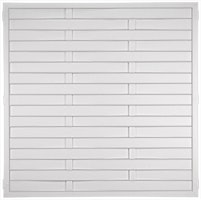 T&J LIGHTLINE Kunststoff Lamellenzaun 180x180 cm, weiß
