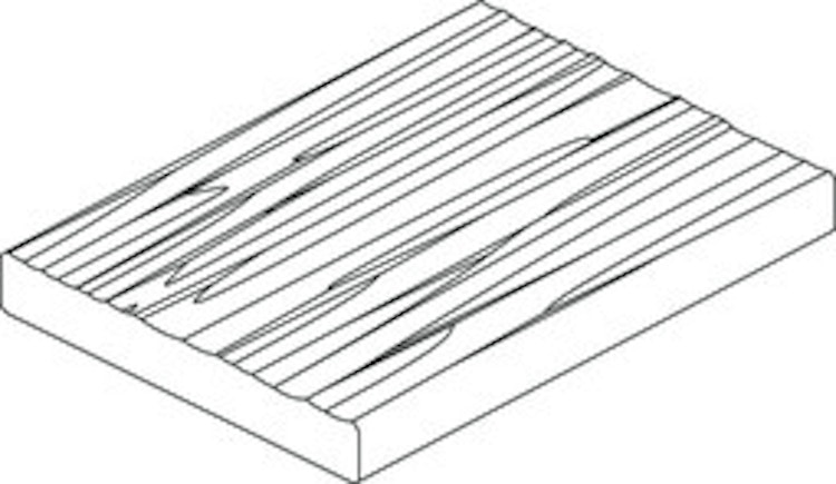 OSMO Terrassendiele Douglasie KDI grau - geschroppt