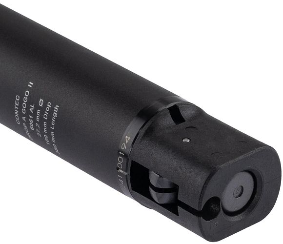 CONTEC Variosattelstütze Drop-A-Gogo II 27,2 mm schwarz 375 mm lang, 100 mm Verstellbereich, max
