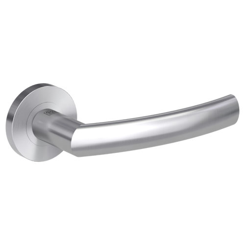 Griffwerk Türgriff LORITA PROFESSIONAL Schraubrosette- Edelstahl matt