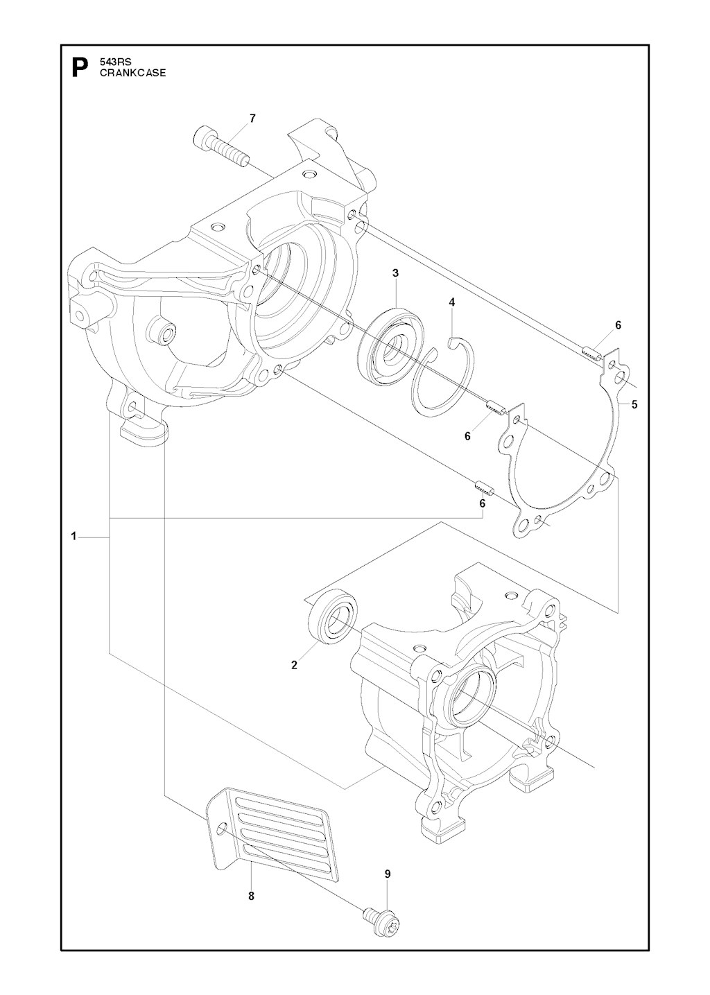 Explosionszeichnung Ersatzteile