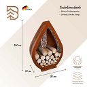 Vorschaubild Badeko Holzregal ,,Karlsbad" - 120 cm hoch