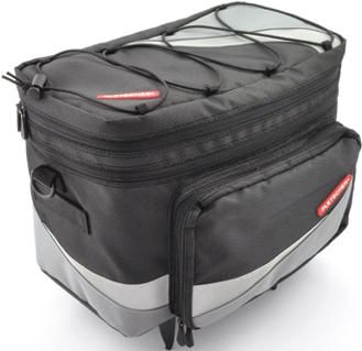 Pletscher Basilea Gepäckträgertasche schwarz/grau