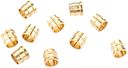 Vorschaubild CONTEC Leitungsanschluss Disc Stop Tektro gold Klemmring (Olive), Set &agrave, 10 Stück