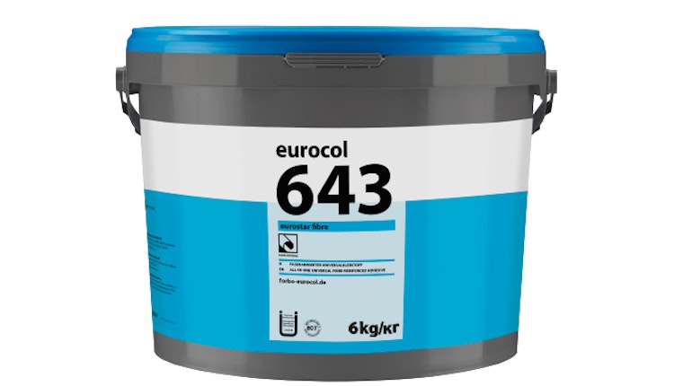 KLEBSTOFF 1 K Dispersionsklebstoff faserarmiert, wasser und lösemittelfrei EC1 Plus Eurostar Fibre 6 KG