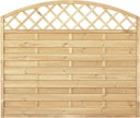 Vorschaubild T&J MAXI BOGEN RANK Lamellenzaun 180 x 150/130 cm