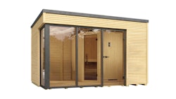 Weka Design-Saunahaus Cubilis inkl. Elementsauna 45/68 mm Ohne Ofen