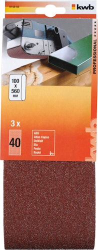 kwb 3Schl-Bänd Kor.100x560 K 40 SB 914404