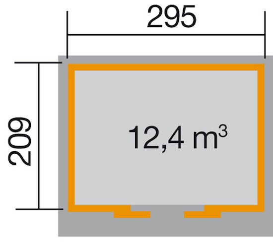 Weka 21 mm Schiebetürhaus 225