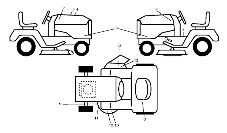 Husqvarna Gartentraktoren 96043028200 YT48DXLS