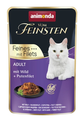 animonda Vom Feinsten Adult Feines mit Filets 85g Katzennassfutter