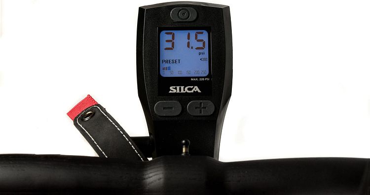 Silca Super Pista Digital Standpumpe schwarz