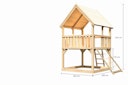 Vorschaubild Akubi Kinderspielturm Luis inkl. Netzrampe