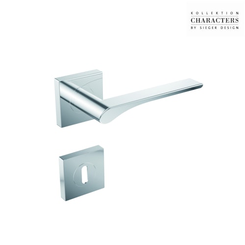 Griffwerk Türgriff LEAF LIGHT K4 SIEGER DESIGN-Edelstahl poliert