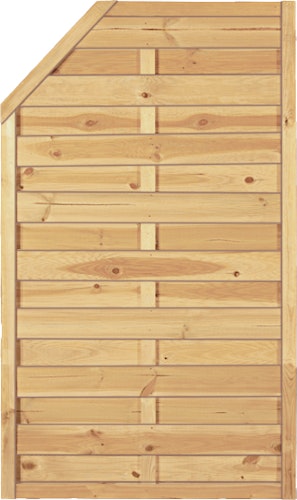 T&J Maxi Massivzaun Stufe II 90 x 150/120 cm