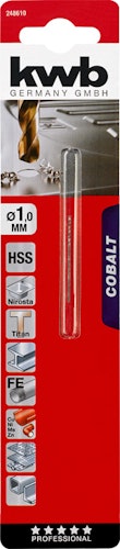 kwb COBALT HSS CO Bohrer 1,0 mm SB 248610