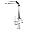 Vorschaubild NIEDERDRUCK 3 Wege Wasserhahn Küchenarmatur, FL, mit 360° schwenkbarem L-Auslauf