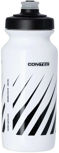 CONTEC Trinkflasche Rivers Evo Spikes 500 ml weiß/schwarz
